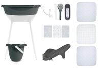 Bad- en verzorgingsset Luma Hydrofiel Dark Grey/White - thumbnail
