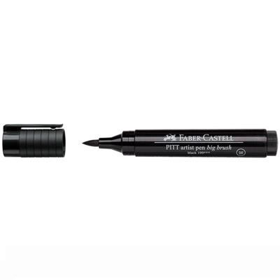 Faber Castell fc-167699 artist pen big brush black 199 4 stuks Faber Castell fc-167699 artist pen big brush black 199 4 stuks