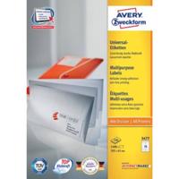 Etiket Avery Zweckform 3477 105x41mm wit 1400stuks - thumbnail
