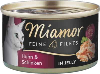 Miamor natvoer voor kat Kip met ham en rijst 100 g