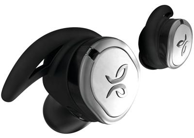 Jaybird Run Draadloze in-ear hoofdtelefoon, bluetooth, zweetbestendig en waterdicht, 12 uur batterijduur, sport-fit, smartphone/tablet/iOS/Android - Drift, zwart/wit