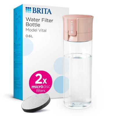 Brita Vital perzik 2-schijfs filterfles