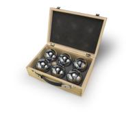 Selecta Luxe jeu de boules set in houten kist - thumbnail
