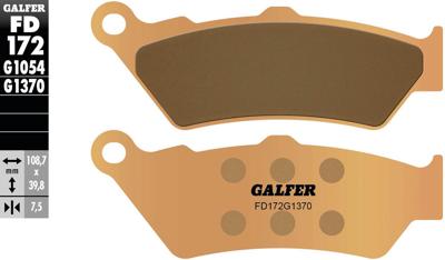 GALFER remblokken "fd172" brake pad fd172 g1370 sintered metal