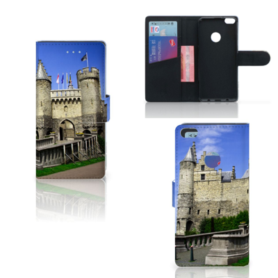 Huawei P8 Lite 2017 Flip Cover Kasteel Huawei P8 Lite 2017 Flip Cover Kasteel
