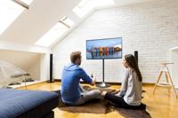 Techly ICA-TR10 27 Portable flat panel floor stand Zilver flat panel vloer standaard - thumbnail
