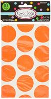 Amscan Geschenkverpakking orange/wit 18 cm x 11 cm | 48 stuks - thumbnail
