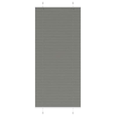 VidaXL Plissé rolgordijn 100x200 cm stofbreedte 99,4 cm antraciet VidaXL Plissé rolgordijn 100x200 cm stofbreedte 99,4 cm antraciet