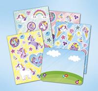 Totum eenhoorn raamstickers - thumbnail