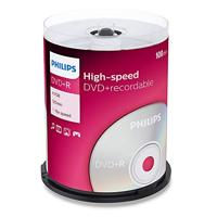 Philips DVD+R blanks (4,7 GB data/120 minuten video, 16x High Speed opname, 100 spindel) - thumbnail