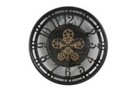 Wandklok rond Norris S zwart Countryfield - Countryfield - thumbnail