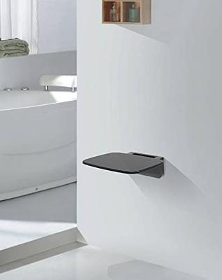 Wiesbaden Douchezitting Opklapbaar Wandmontage Zwart