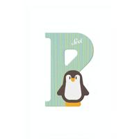 Sevi letter p penguin: 10 cm (83016) - thumbnail