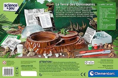 Clementoni - Wetenschap en spel - De wereld van dinosaurussen - Terrarium om te creëren + 3 dinosaurusfiguren - Made in Italy Clementoni - Wetenschap en spel - De wereld van dinosaurussen - Terrarium om te creëren + 3 dinosaurusfiguren - Made in Italy