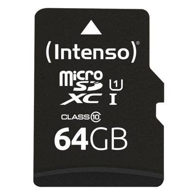 Intenso 64GB microSDXC Performance microSD-kaart 64 GB Class 10 UHS-I Waterdicht Intenso 64GB microSDXC Performance microSD-kaart 64 GB Class 10 UHS-I Waterdicht