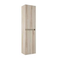 Saniclass Vita Hoge Kast - 140x35x27cm - 2 deuren - licht eiken SW1413864 - thumbnail