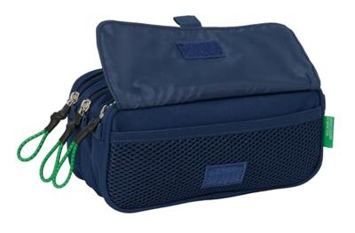 Alleshouder Benetton Green Marineblauw 21,5 x 10 x 8 cm