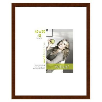 Nielsen Design nielsen fotolijst 8988024 apollon wenge 40x50 / 24x30 cm