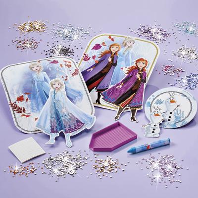 Totum disney frozen 2 - 3d kaarten met strassteentjes Totum disney frozen 2 - 3d kaarten met strassteentjes