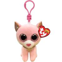 Ty Beanie boo's clip fiona pink cat, 7cm - thumbnail