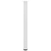 Bartafelpoten 4 st 100-102 cm staal wit - thumbnail