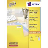 Avery L7656-100 mini etiketten ft 46 x 11,1 mm (b x h), wit, doos 8400 stuks - thumbnail