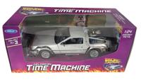 Back to the Future 1:24 Scale Delorean Time Machine Replica - thumbnail