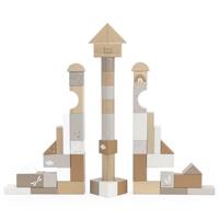 Label Label Houten blokken 50 stuks nougat - thumbnail