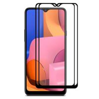 Voor Galaxy A20s 2 PCS ENKAY Hat-Prins volledige lijm 0.26 mm 9H 2.5 D gehard glas volledige dekking film - thumbnail