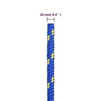 Boottouw 10 mm 100 m polypropyleen blauw - thumbnail