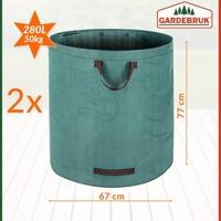 2 x tuin afvalzak - 280 liter - 50 kg - thumbnail