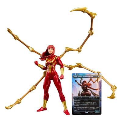 Marvel Legends Magic: The Gathering actiefiguur Mary Jane Watson Iron Spider + exclusieve foliekaart - 15 cm Marvel Legends Magic: The Gathering actiefiguur Mary Jane Watson Iron Spider + exclusieve foliekaart - 15 cm