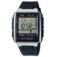 Casio WV-59R-1AEF Horloge Zendergestuurd (l x b x h) 48.3 x 39 x 12.5 mm Zilver Materiaal (behuizing): RVS, Hars Materiaal (armband): Hars - thumbnail