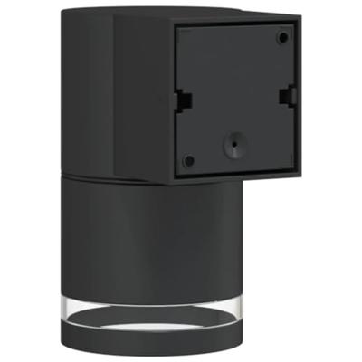 VidaXL Buitenwandlamp gegoten aluminium zwart
