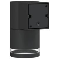 Buitenwandlamp gegoten aluminium zwart - thumbnail