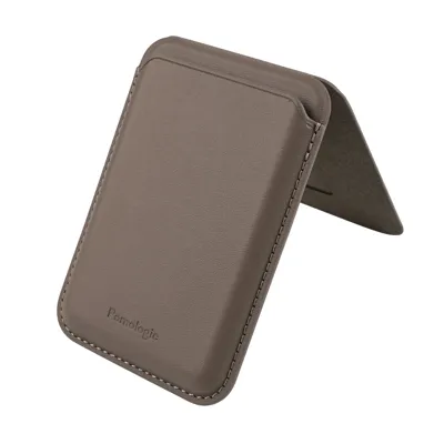 Pomologic Magsafe card portomonee stand - Taupe Pomologic Magsafe card portomonee stand - Taupe