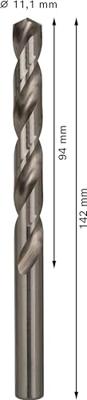 Bosch Accessoires Metaalboren HSS-G, Standard 11,1 x 94 x 142 mm 5st - 2608585530