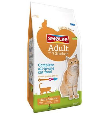 Smølke Adult Chicken & Rice kat 2kg