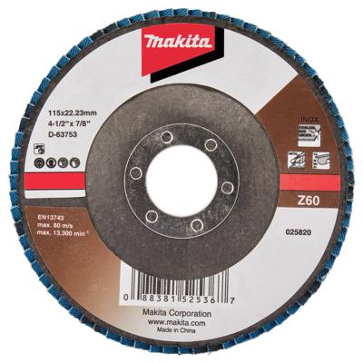 Makita Accessoires Lamellenschuurschijf 115mm Z120 - D-63775-10 D-63775-10