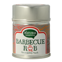 Natural Temptation Barbecue rub blikje bio 40 Gram - thumbnail