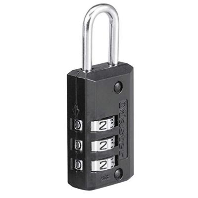 Masterlock 20mm - zinc body - nickel-plated steel shackle & dialing wheels - 3mm - 646EURD