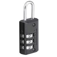 Masterlock 20mm - zinc body - nickel-plated steel shackle & dialing wheels - 3mm - 646EURD - thumbnail