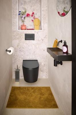 Ben Torgetto toilet accessoires 3-delig geborsteld zwart