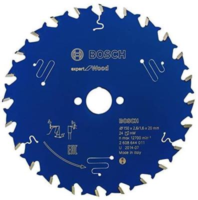Bosch Accessories Expert for Wood 2608644011 Cirkelzaagblad 150 x 20 x 1.6 mm Aantal tanden: 24 1 stuk(s) Bosch Accessories Expert for Wood 2608644011 Cirkelzaagblad 150 x 20 x 1.6 mm Aantal tanden: 24 1 stuk(s)