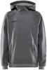 Craft 1910899 Core Soul Hood Sweatshirt Jr - DK Grey Melange - 122/128