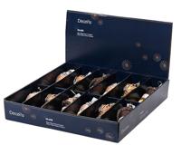 Decoris kerstornament glas chocolade ijsjes 16,4cm - thumbnail