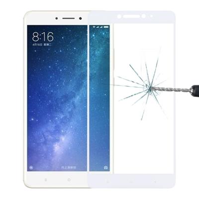Voor Xiaomi Mi Max 2 0.3 mm 9H hardheid 2.5D explosieveilige schermvullend getemperd glas scherm Film(White) Voor Xiaomi Mi Max 2 0.3 mm 9H hardheid 2.5D explosieveilige schermvullend getemperd glas scherm Film(White)
