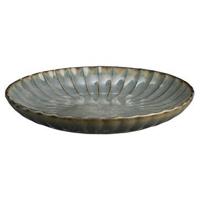 Dinerbord Flora - beige - Stoneware - Ø27 cm - Leen Bakker - thumbnail