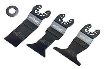 Wolfcraft Vibratiezagenset | Voor de droge montagebouw | "Standaard" | 3-delig | Universele centreerhals | 1 set - 8490000 Wolfcraft Vibratiezagenset | Voor de droge montagebouw | "Standaard" | 3-delig | Universele centreerhals | 1 set - 8490000