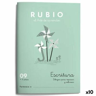 Writing and calligraphy notebook Rubio Nº9 A5 Spaans (10 Stuks)